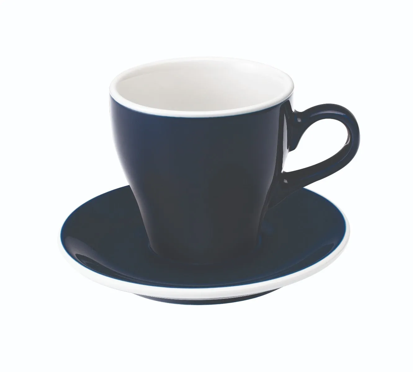 Loveramics Tulip Style Latte Cup & Saucer - Denim (9.5oz/280ml)