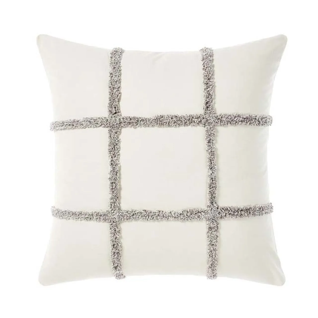 Lyndon Charcoal European Pillowcase by Linen House