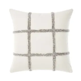 Lyndon Charcoal European Pillowcase by Linen House