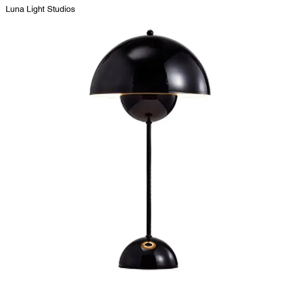 Macaroon Finish Table Lamp with Dome Shade, Ideal for Study Room or Reading Nook