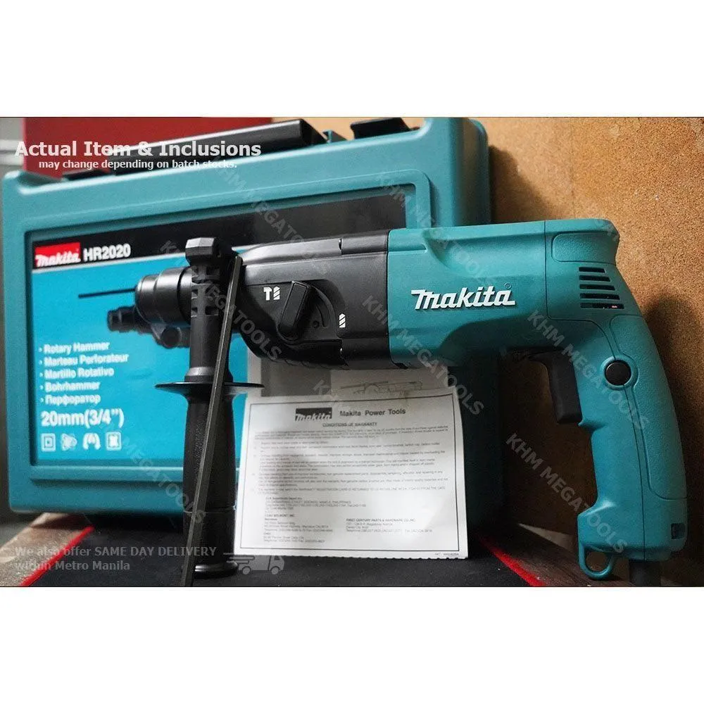 Makita HR2020 2-modes SDS-plus Rotary Hammer 20mm 2.2J