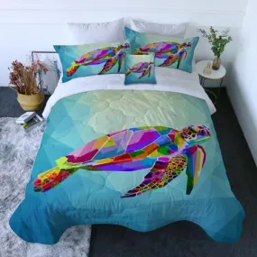 Maui Sea Turtle Quilt Set