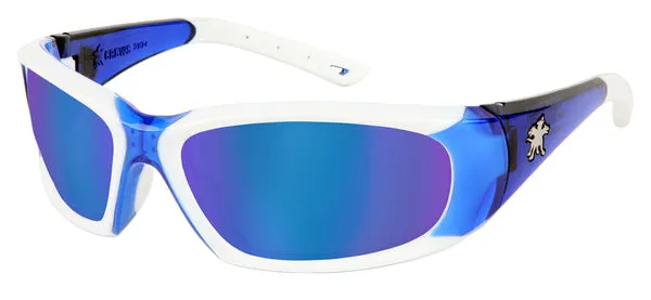 MCR Safety ForceFlex FF3 Blue/White Frame, Blue Dmd