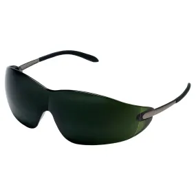 MCR Safety S21 Safety Glasses - Metal Temples - Green Shade 5.0 Lens - S21150