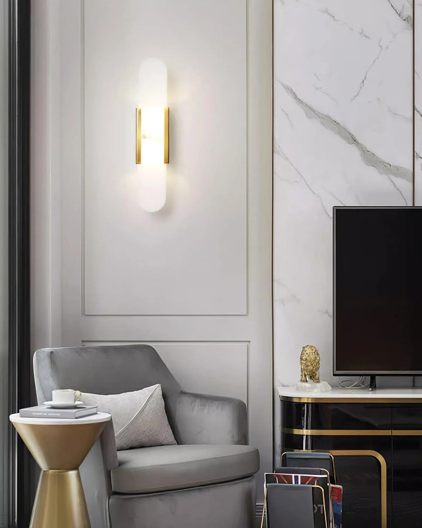 Melange Elongated Wall Lamp