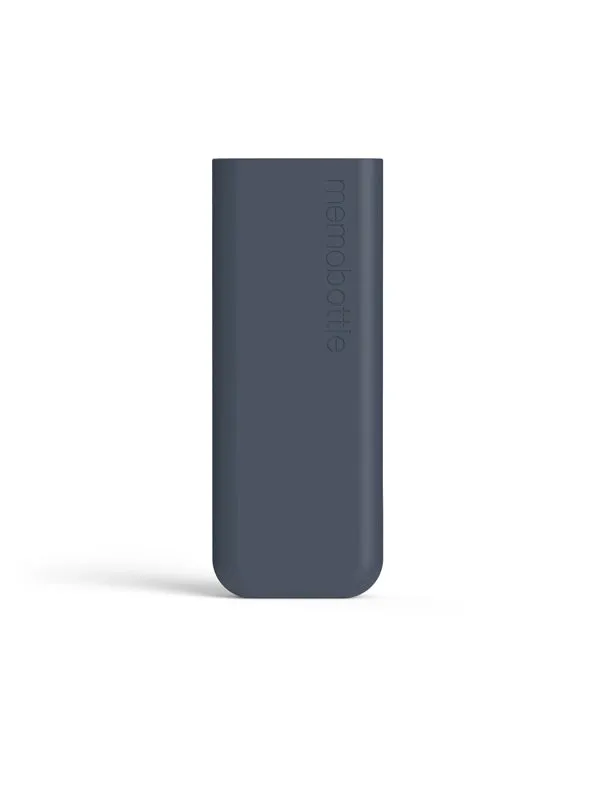 memobottle™ Slim Silicone Sleeve in Midnight Blue Color