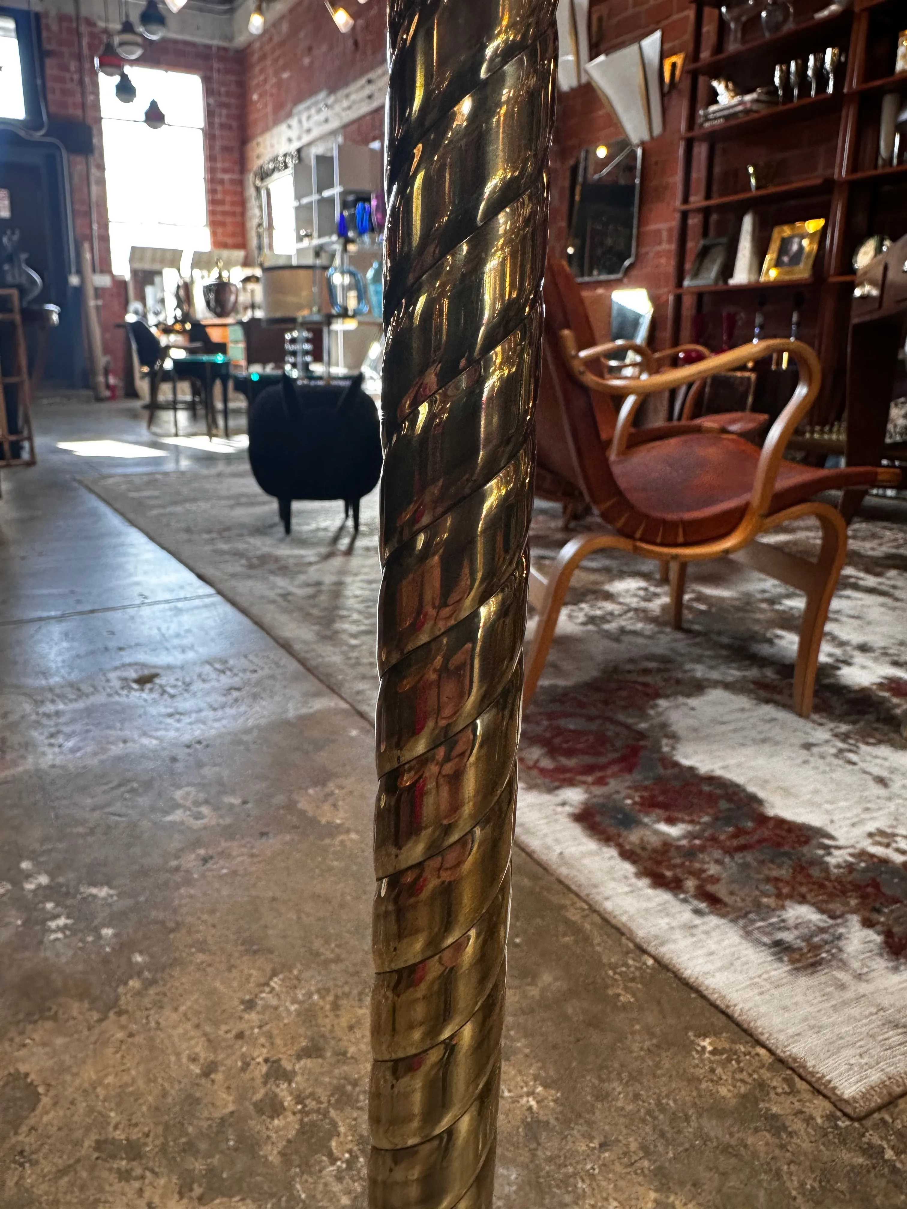 Mid Century Italian Floor Lamp 1980s