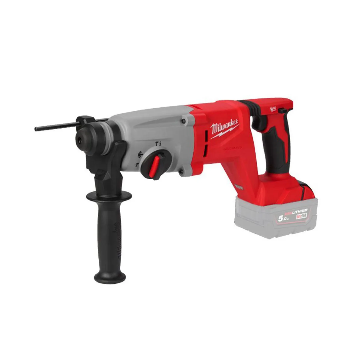 Milwaukee M18BLHACD26-0 18V Brushless SDS  Rotary Hammer Drill with 1 x 5.0Ah Battery Charger & Bag