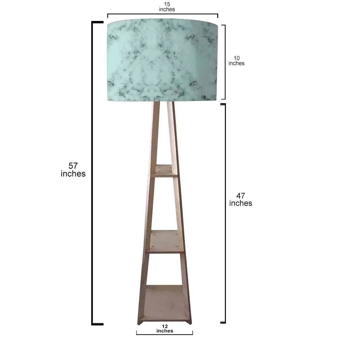 Modern Floor Lamps - Green Color Designer Marble Pastle