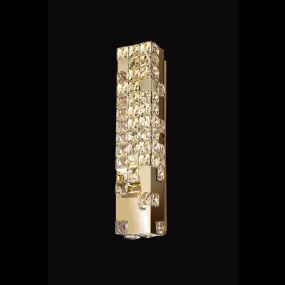 Modern Pixel Cube Crystal Wall Sconce