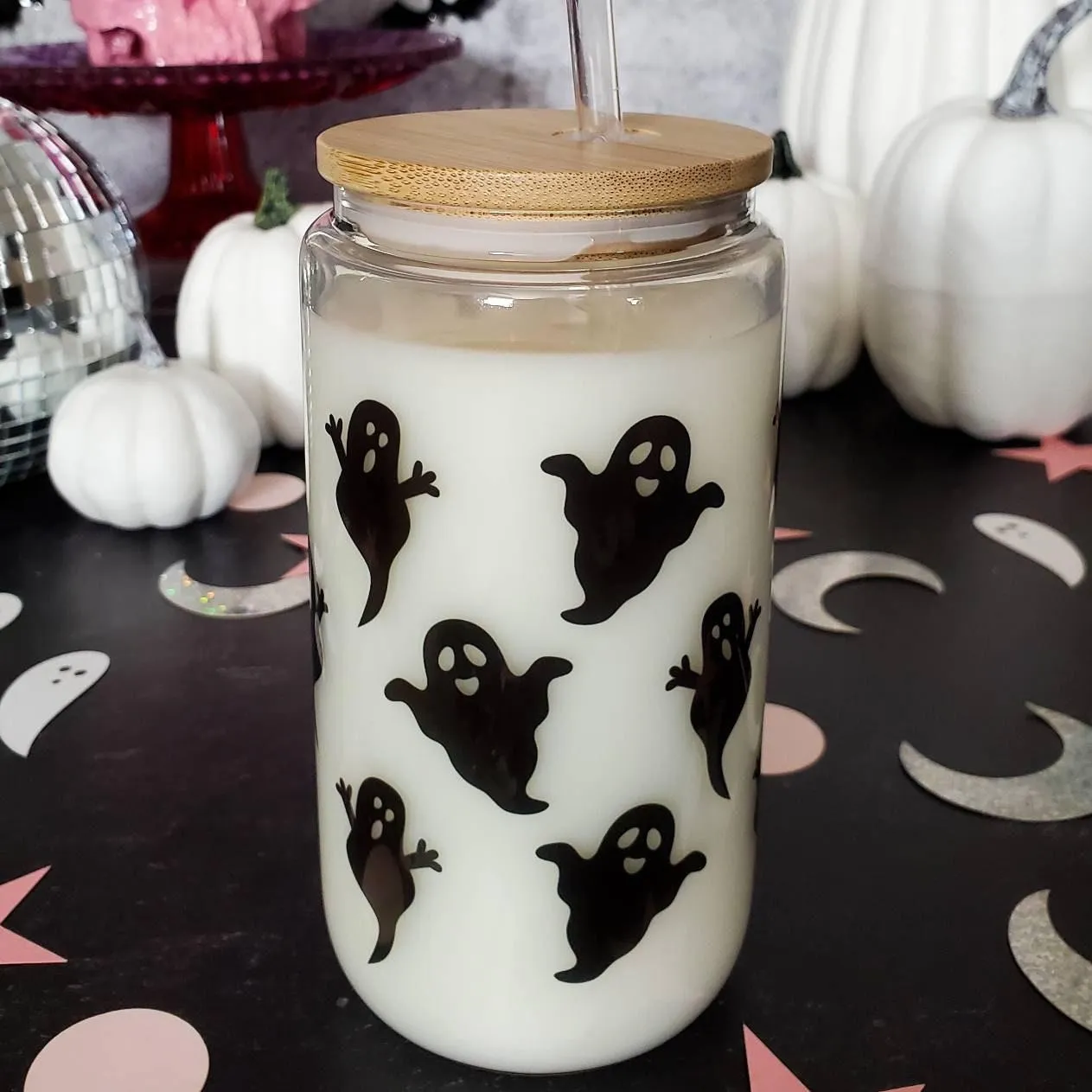 Mommy and Me Matching Halloween Ghost Cups by Salt and Sparkle