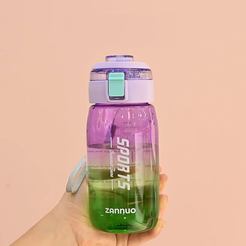 MuiltyColor sports water bottle.(500mL)