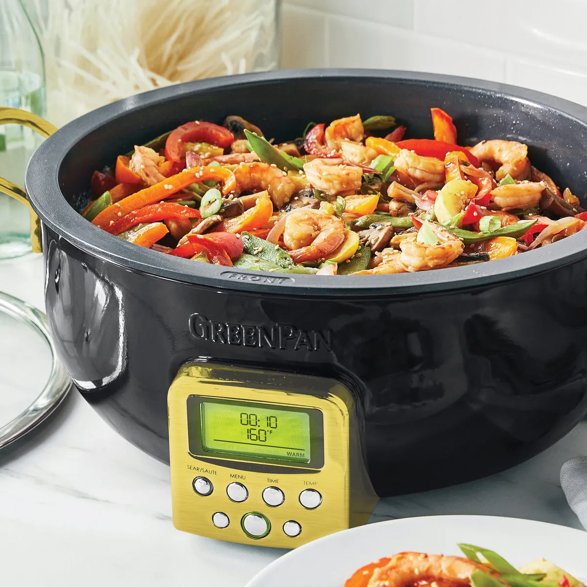 Multifunction Deep Electric Skillet