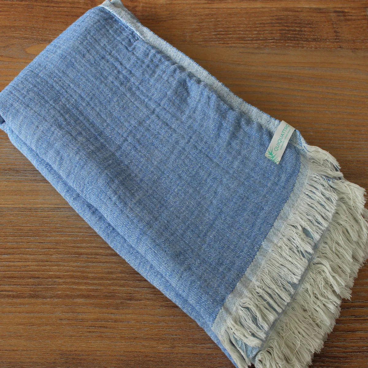 Muslin Blue Turkish towel