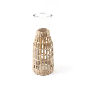 Natural Rattan Carafe