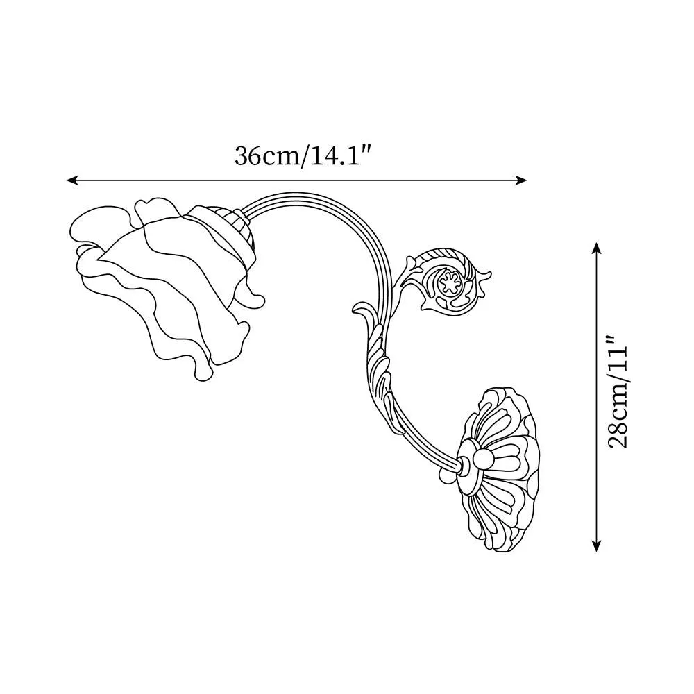 Neiman Wall Lamp 14.1″- 11″