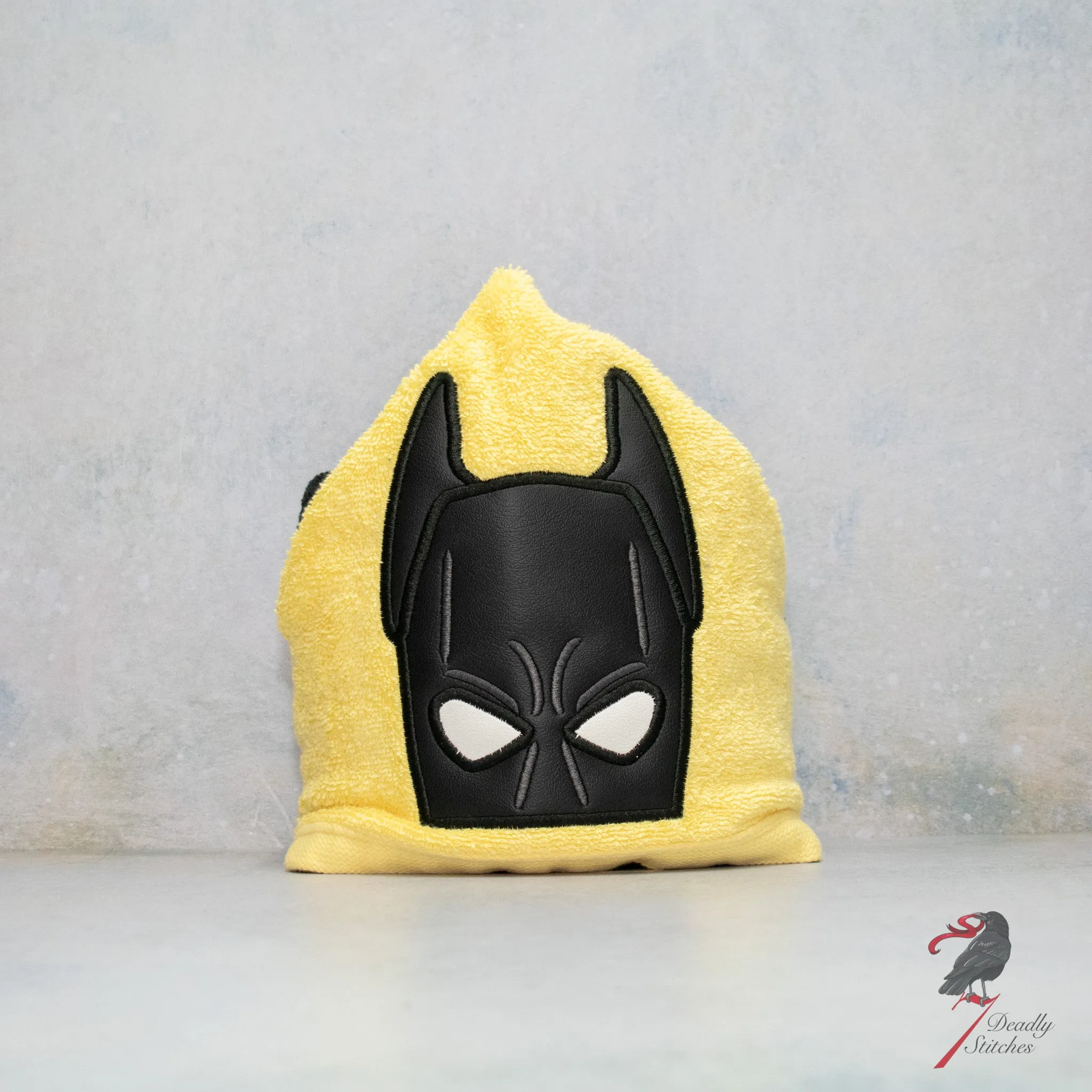 Nighttime Hero Hooded Bath Towel