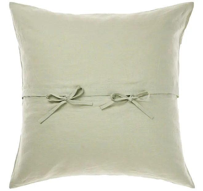 Nimes Linen European Pillowcase Wasabi