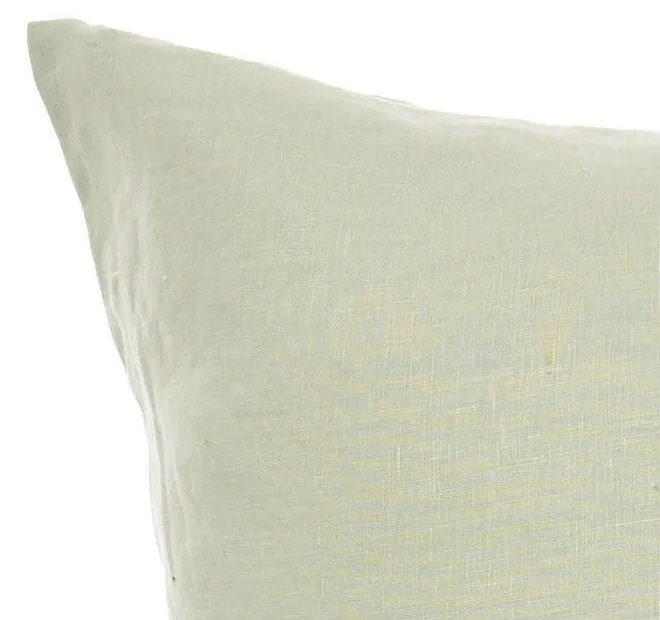 Nimes Linen European Pillowcase Wasabi