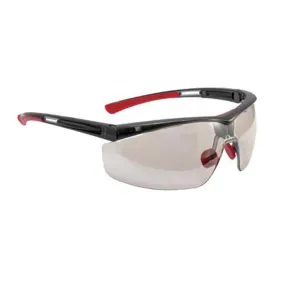 North By Honeywell Safety Glasses With Black Frame, Clear 4A Anti-Fog, Anti-Static And Anti-Scratch Indoor/Outdoor Mirror Lens