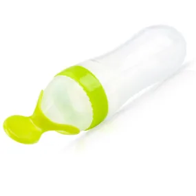 Nuby Natural Touch Silicone Travel Infant  Feeder, 3 Ounce.