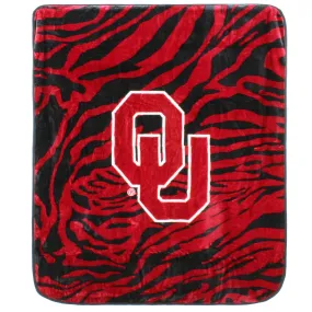 Oklahoma Sooners Raschel Throw Blanket