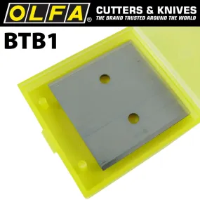 OLFA OLFA SPARE BTC SCRAPER BLADES 43MM BLA BTB1