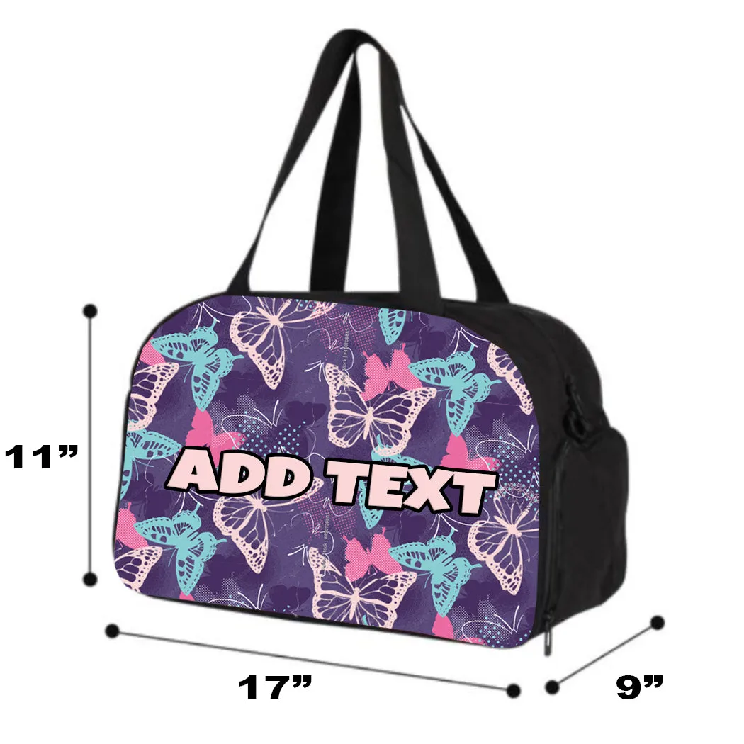 Personalized Backpacks, Lunch Bags, Duffel Bags, or Water Bottles with Full-Color - Butterflies