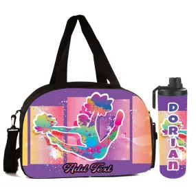 Personalized Full Color Sport Duffel Bag W/ Optional Water Bottle - Cheer