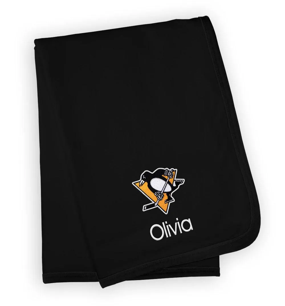 Personalized Pittsburgh Penguins Blanket