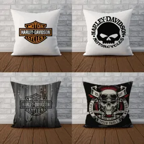 Pilow Cases Harley-Davidsones Pillowcase Cushion Cover 40x40 Pillowcases for Pillows 45x45 Cushions Covers for Bed Pillows