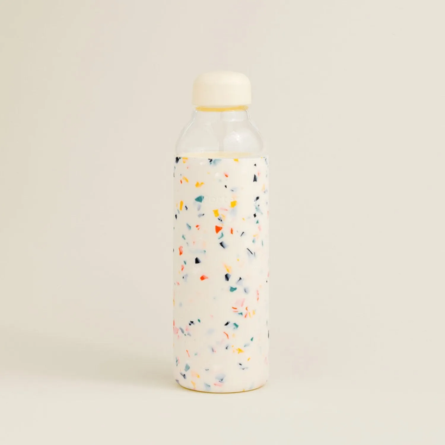 porter | glass bottle | terrazzo cream - LC