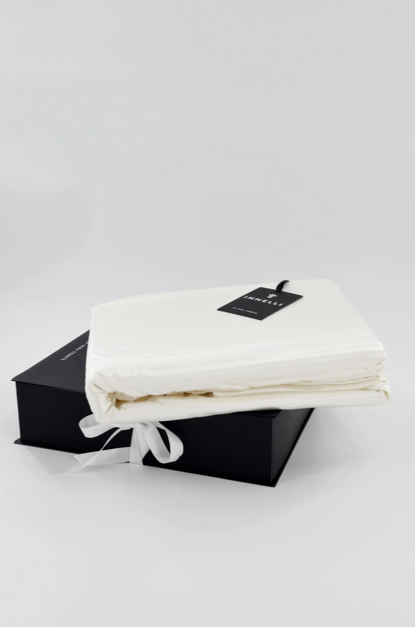 Powder White - Silk Duvet Cover Set