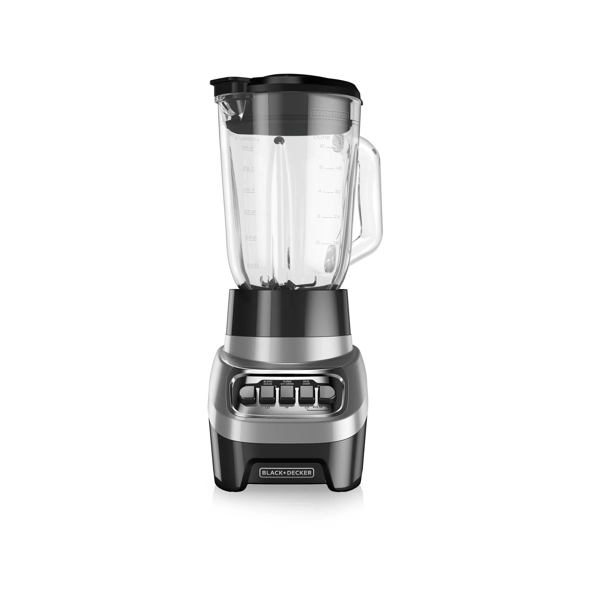 PowerCrush Countertop Blender, 6-Cup Glass Jar, 4 Speed