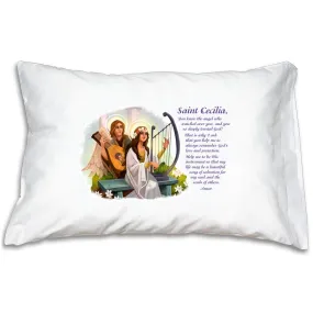 Prayer Pillowcase - St. Cecilia