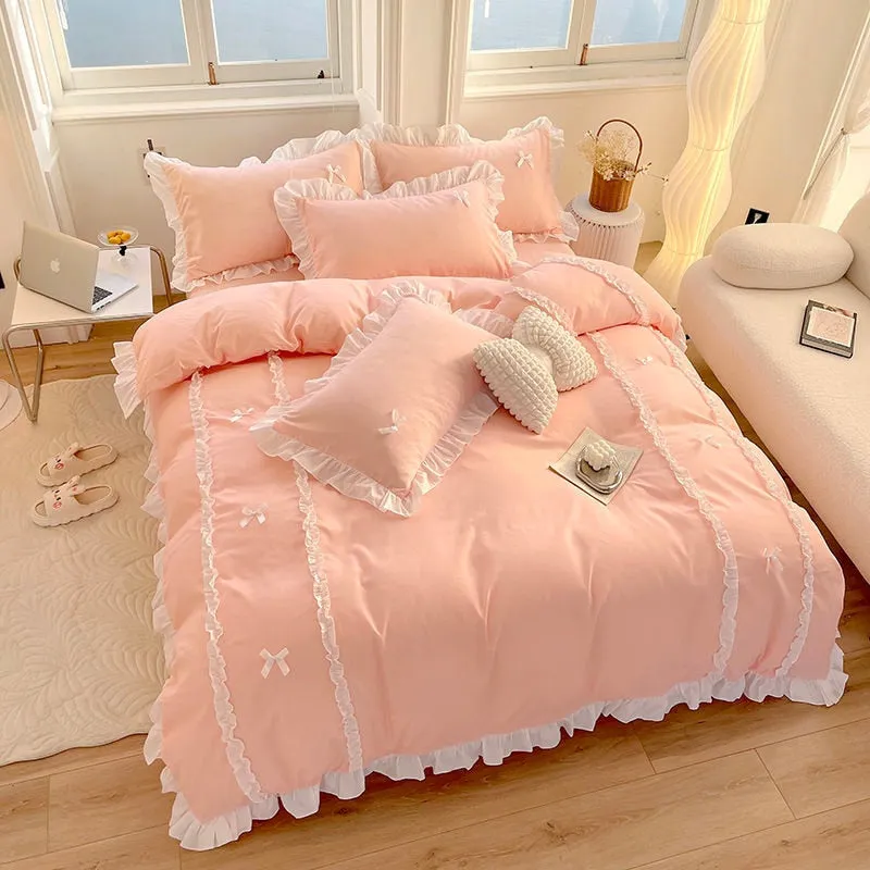 Pretty Princess Ruffled Bedding Set