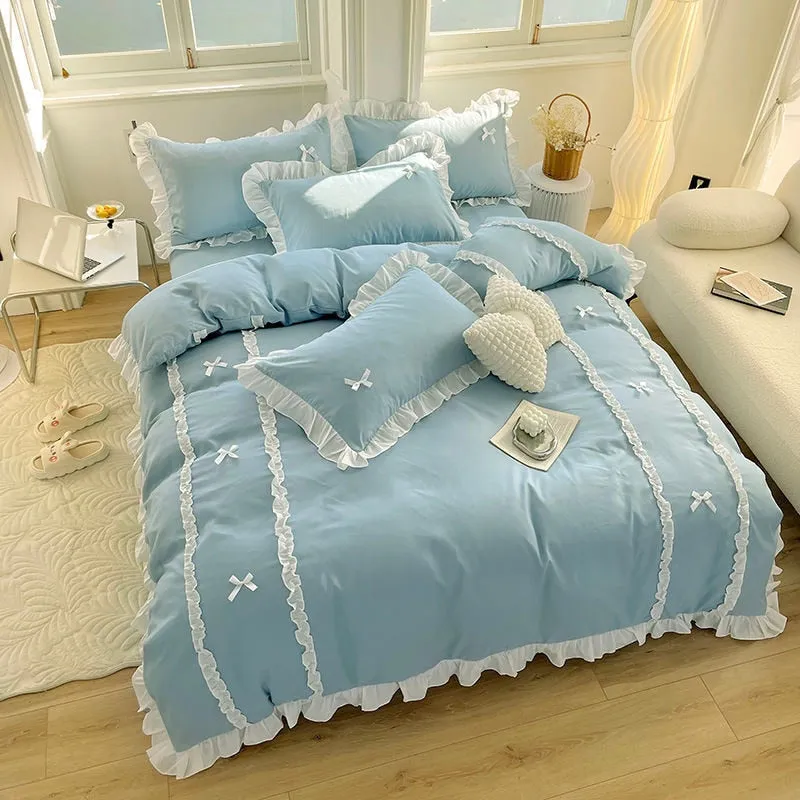 Pretty Princess Ruffled Bedding Set