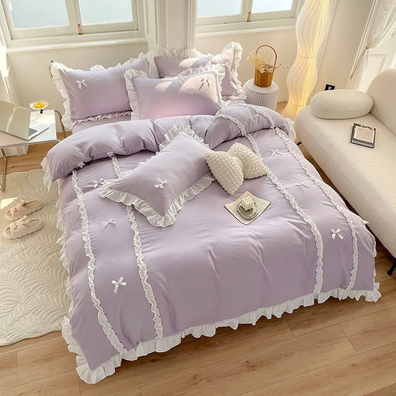 Pretty Princess Ruffled Bedding Set