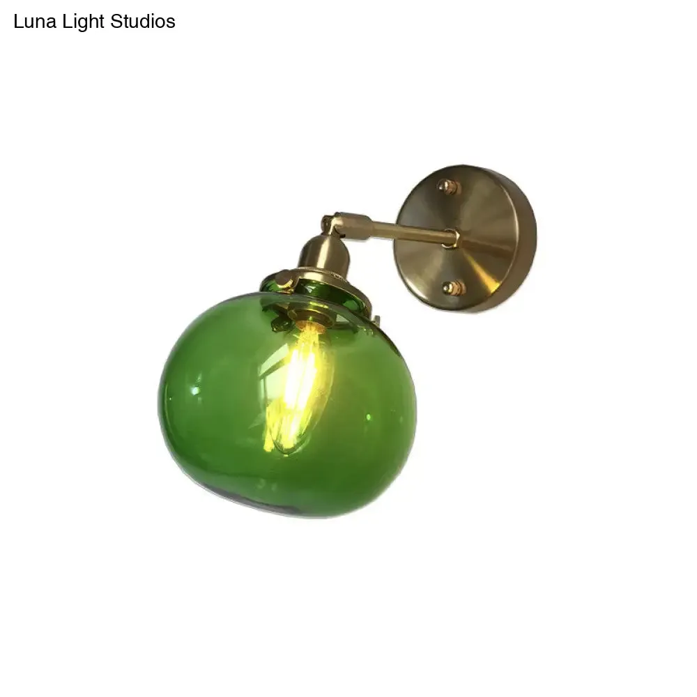 Prismatic Glass Wall Sconce with Industrial Charm for Restaurant Lighting