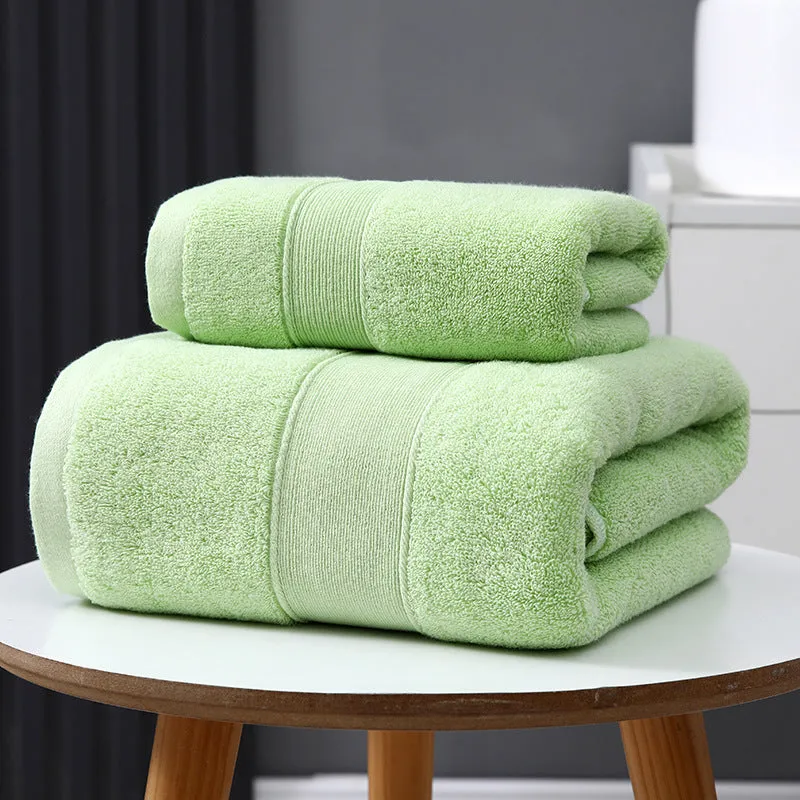 Product Title: Ultra-Absorbent, Thick Cotton Bath Towel for Quick-Drying Experience