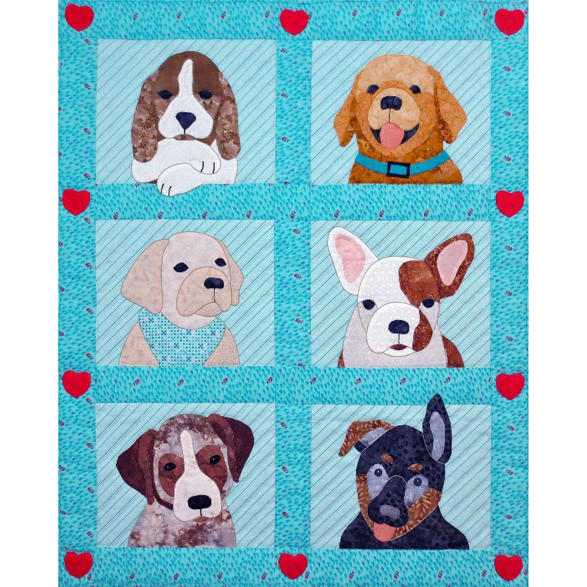 Puppy Love Quilt Pattern SCN-2080w  - Wholesale Product