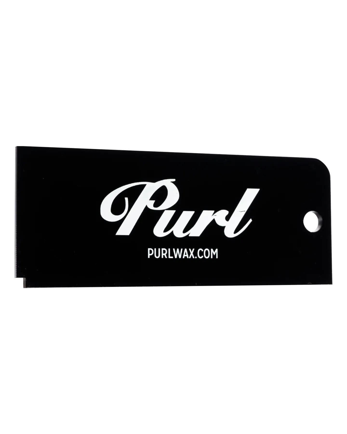 Purl Acrylic Ski & Snowboard Wax Scraper 6" - Black