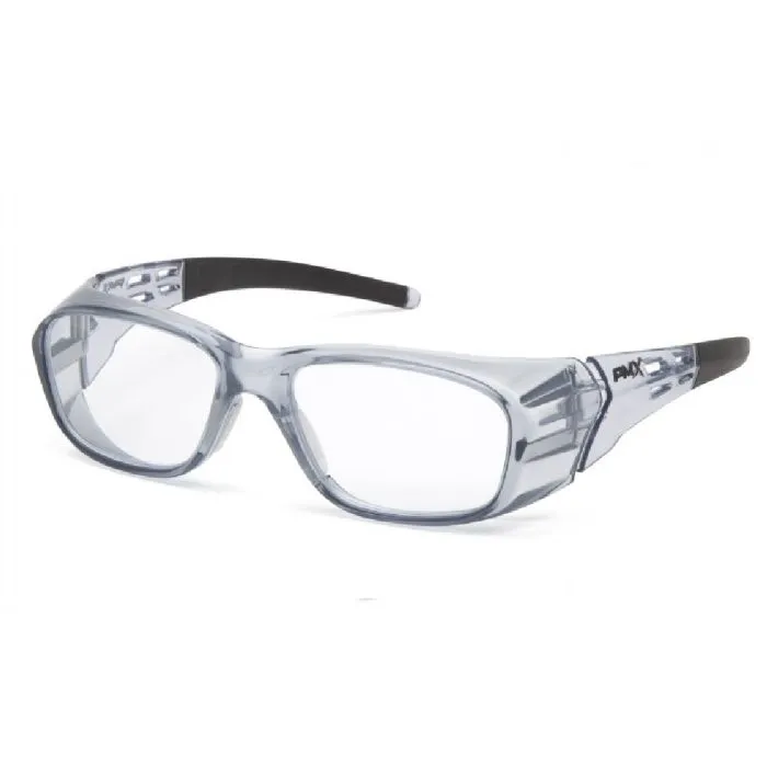 Pyramex SG9810R30 Emerge Plus Safety Glasses, Gray Frame, Clear  3.0 Lens, 1 Each