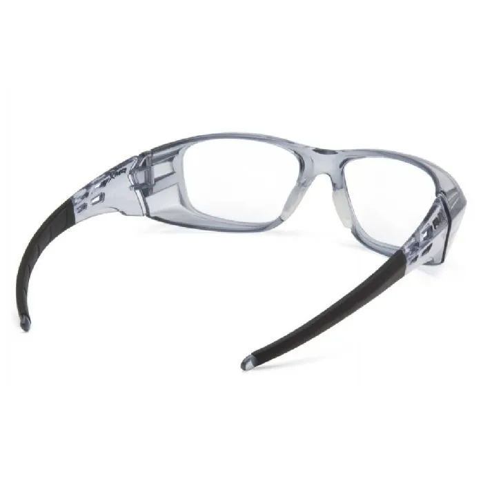 Pyramex SG9810R30 Emerge Plus Safety Glasses, Gray Frame, Clear  3.0 Lens, 1 Each