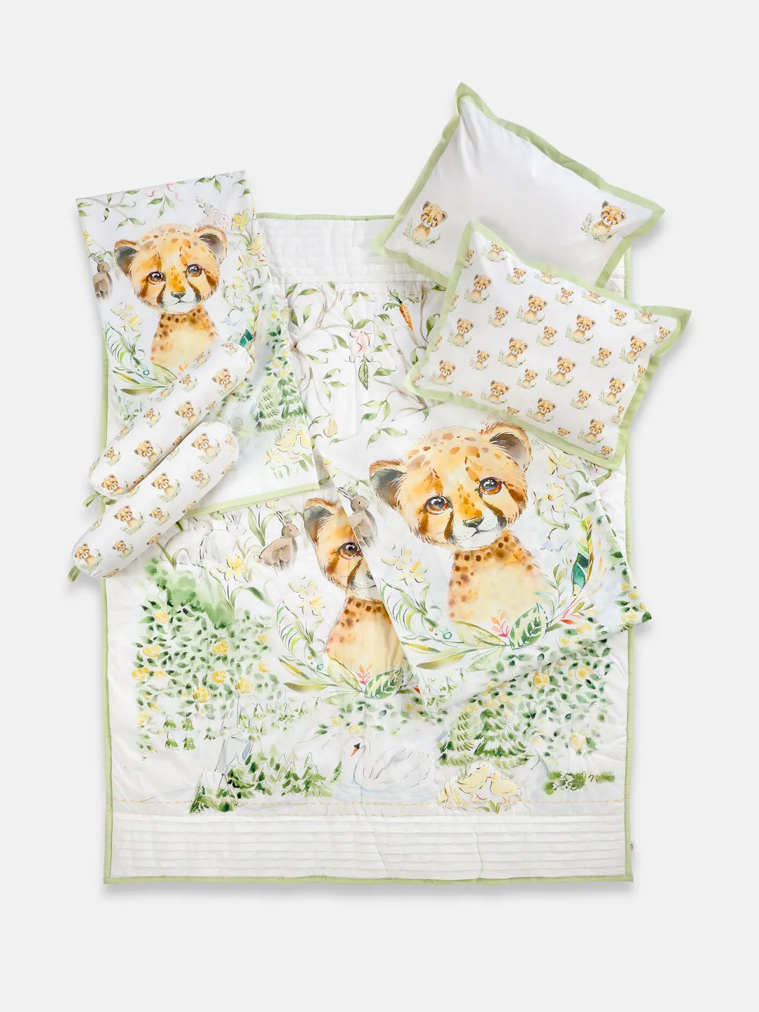 Quilt &  BEDDING SET -PACK OF 4  (LITTLE LEO)