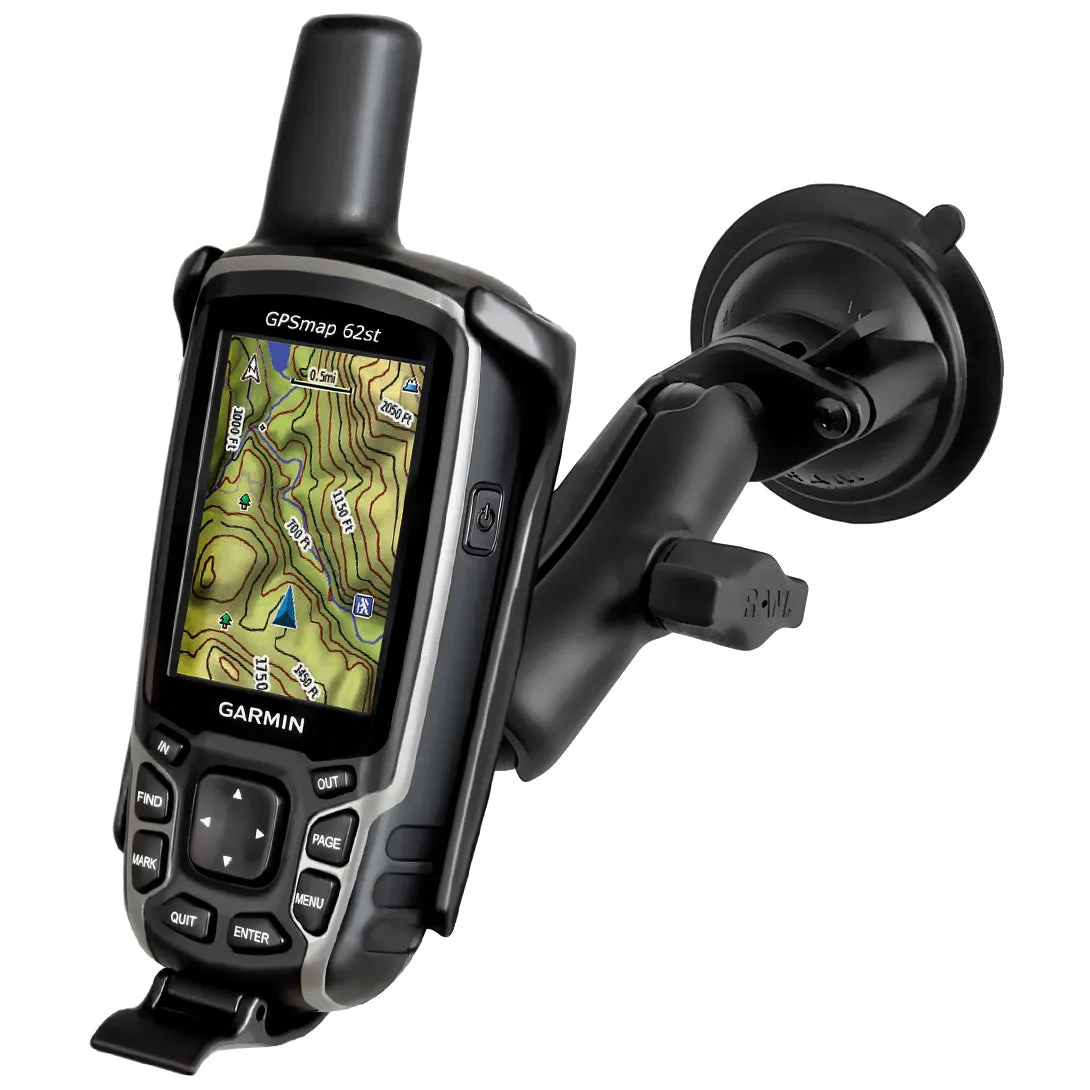 RAM® Twist-Lock™ Composite Suction Cup Mount for Garmin Astro 320   More