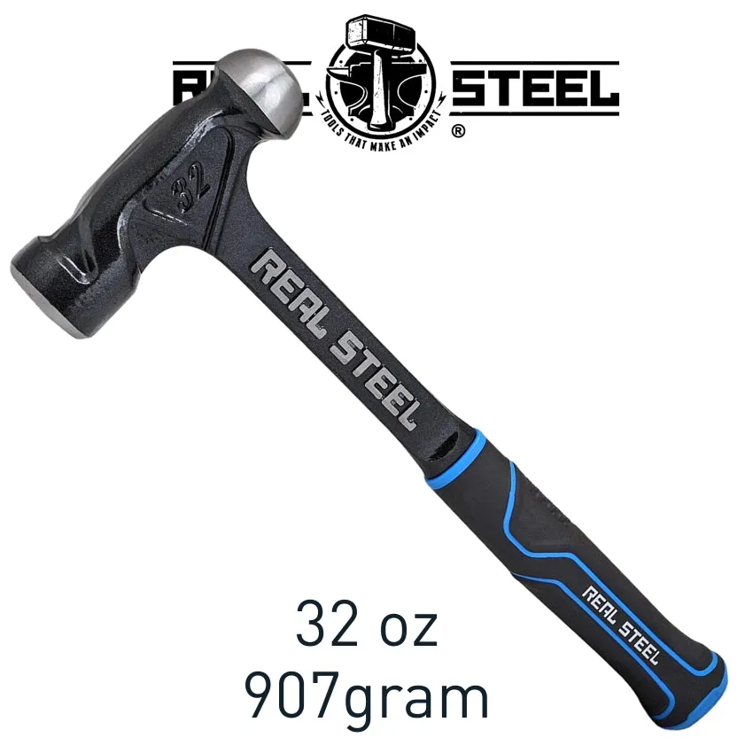 REAL STEEL HAMMER BALL PEIN 900G 32OZ ULTRA STEEL HANDLE REAL STEEL RSH0520