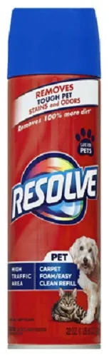 Resolve 1920083262 22 oz Can Of Pet & High Traffic Formula Carpet Cleaner - Quantity of 3