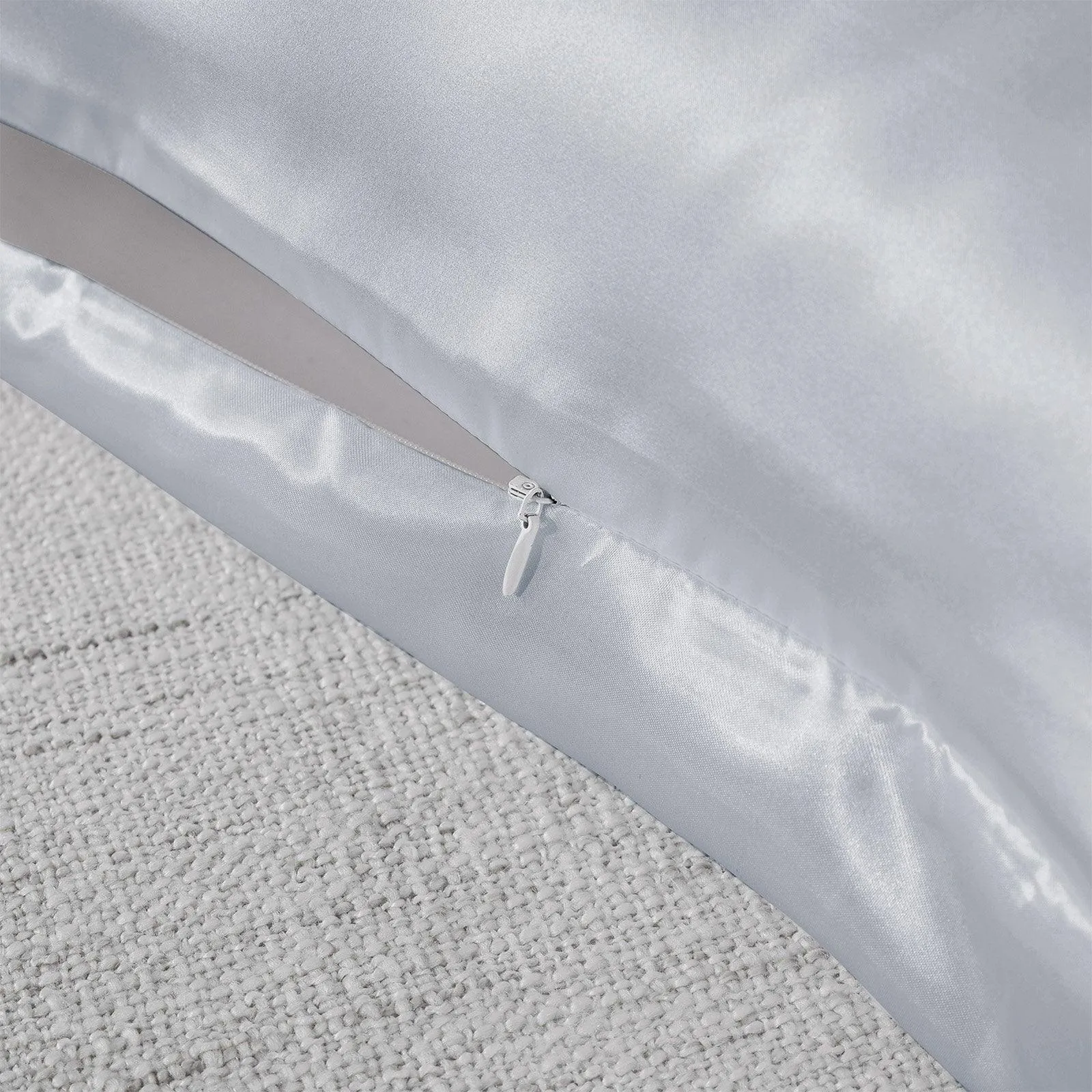 Royal Comfort Pure Silk Pillow Case 100% Mulberry Silk Hypoallergenic Pillowcase - Silver