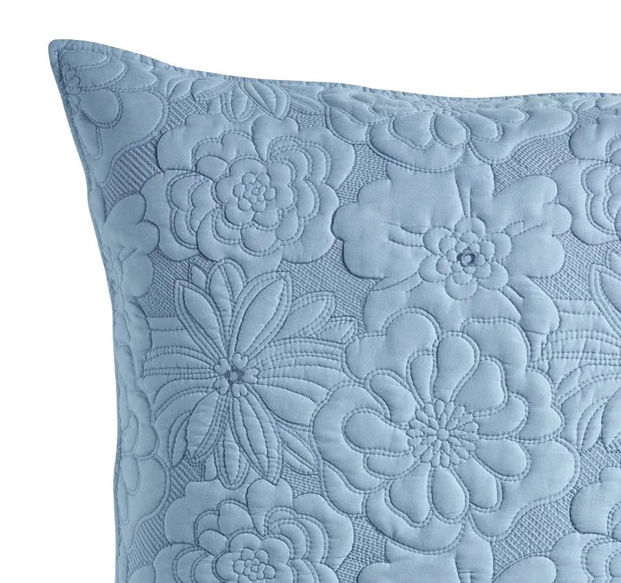 Sabrina European Pillowcase Provincial Blue